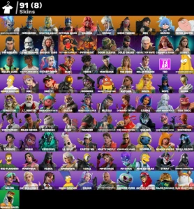 Conta Fortinite | 91 skins | Harley Quinn | Homer Simpson - Fortnite