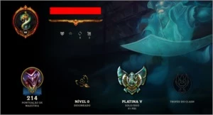 Conta Platina V - League of Legends LOL