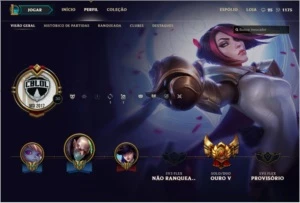 CONTA LOL GOLD V - League of Legends