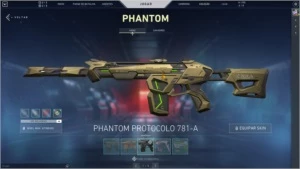 Conta Valorant com Vandal RGX - Phantom Protocolo, Brinquedo