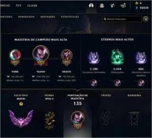 conta lol mestre preço negociavel pix - League of Legends