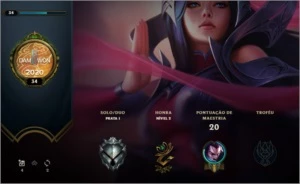 conta smurf prata 1 com mmr algo - League of Legends LOL