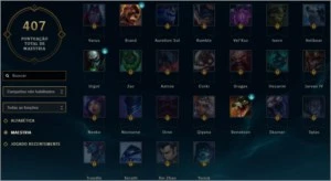Conta League of Legends Diamante IV - Level 260, 190 Skins LOL