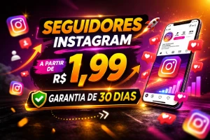 Seguidores Instagram - Redes Sociais