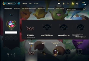 Conta Ferro 1 com 34 Champs e 2 Skins - League of Legends LOL