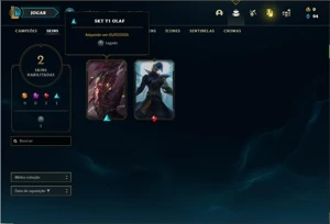 Conta Ferro 1 com 34 Champs e 2 Skins - League of Legends LOL