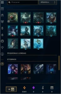 Conta Diamante 1 - League of Legends LOL