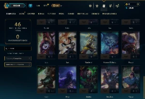 Platina 2 com 50 Champs e 11 Skins - League of Legends LOL