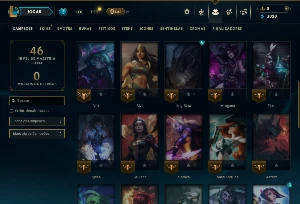 Platina 2 com 50 Champs e 11 Skins - League of Legends LOL