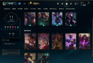 Platina 2 com 50 Champs e 11 Skins - League of Legends LOL
