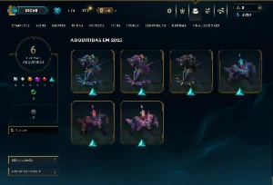 Platina 2 com 50 Champs e 11 Skins - League of Legends LOL