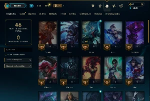 Platina 2 com 50 Champs e 11 Skins - League of Legends LOL