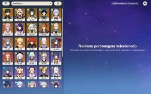 Conta AR 58, Personagens upados e muito bem buildados - Genshin Impact