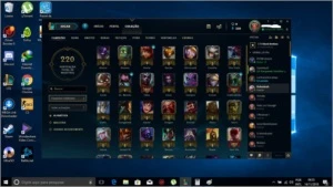 LEAGUE OF LEGEND CONTA LV 97 OURO V - League of Legends LOL
