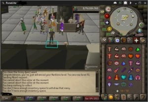 MAX MAIN 1828 TOTAL, 275QP,FULL VOID ELITE, RIGOUR+AUGURY e+ - Runescape RS