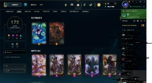 Conta League of Legends LV 430 (174 Skins,Ouro IV) LOL