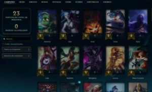 Conta League of Legends Full Acesso - 74 Champs e 104 Skins LOL