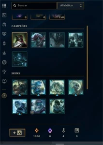 Conta League of Legends Platina IV MMR BOM LOL