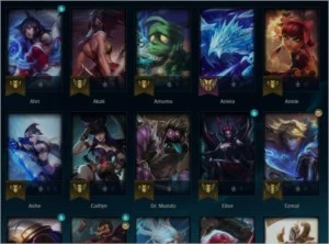 Conta mestre 1pdl, 37 champions, honra 2, 14 skins - League of Legends LOL