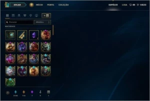 Conta lol completa - 299 SKINS!!!!!! - League of Legends