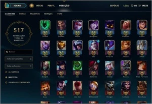 Conta lol completa - 299 SKINS!!!!!! - League of Legends