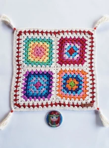 Kit Decoração Boho em Crochê (03 Peças) - Artesanato e Personalizados