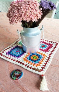 Kit Decoração Boho em Crochê (03 Peças) - Artesanato e Personalizados