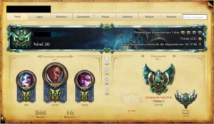 Vendo Conta Platina 5 - League of Legends LOL