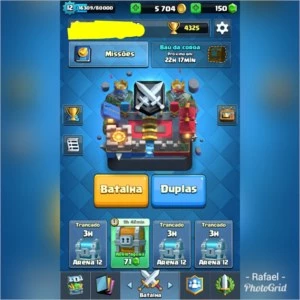 Desafiante 1 mais cv8 minimax - Clash Royale