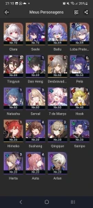 Conta Honkai star rail upada. - Outros