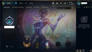 CONTA EGIRL 69 SKINS GOLD - League of Legends LOL