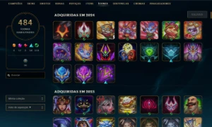 Conta de 2014 - 322 Skins, 47kEA, 5kEL - League of Legends LOL
