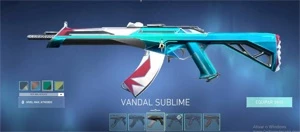 Conta valorant prata 1 com vandal glith pop vandal sublime
