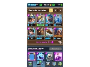 Clash Royale Nivil 10 contem 6 lendarias