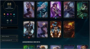 ACC MAIN GOLD 4 - PAREI DE JOGAR - League of Legends LOL