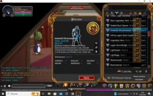 Conta Aqw 14 Anos! Chrono Knight E Imortal Chrono E Rares - Adventure Quest World