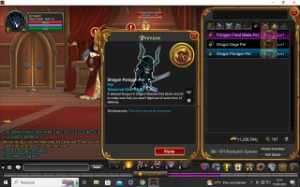 Conta Aqw 14 Anos! Chrono Knight E Imortal Chrono E Rares - Adventure Quest World