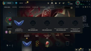 Conta Lol - Diamante 4, 65% De Wr(E-Mail Não Confirmado) - League of Legends