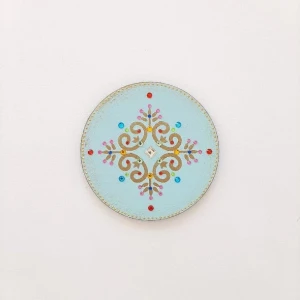 Mandala Indiana Colorida - Artesanato e Personalizados
