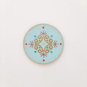 Mandala Indiana Colorida - Artesanato e Personalizados