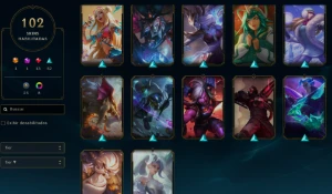 CONTA LOL - LVL 213 - 120 Champions - 102Skins - FULL ACESSO - League of Legends