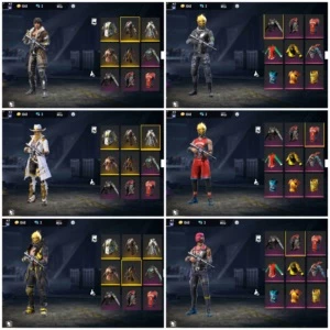 Conta lvl 54 gemada - Free Fire