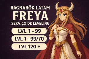 Promo Fim de Mês! Latam - Freya - Serviço De Leveling - Ragnarok Online