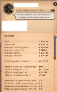 conta albion online mais de 30m+ em itens/ coletas/caçada t8