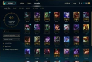 Conta Prata V c/ 36 champs - League of Legends LOL