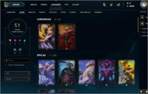 conta platina 4 - League of Legends LOL