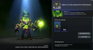 Manto do Grão-Mestre das Profundezas (Pugna) - DOTA 2