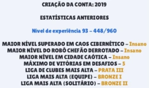 Conta Profissional Brawl Stars Full Acesso