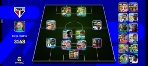 Conta efootball mobile com novo Rikjard