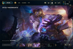 Esmeralda 3 com TODOS os Champs e 286 Skins ( Nivel 531 ) - League of Legends LOL